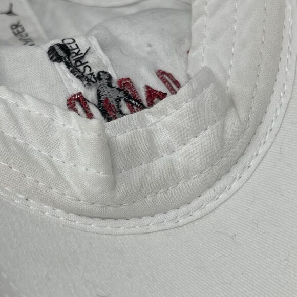 Nike Air Jordan Hat Child Size White 100% Cotton Adjustable Hook & Loop Back - Picture 11 of 12